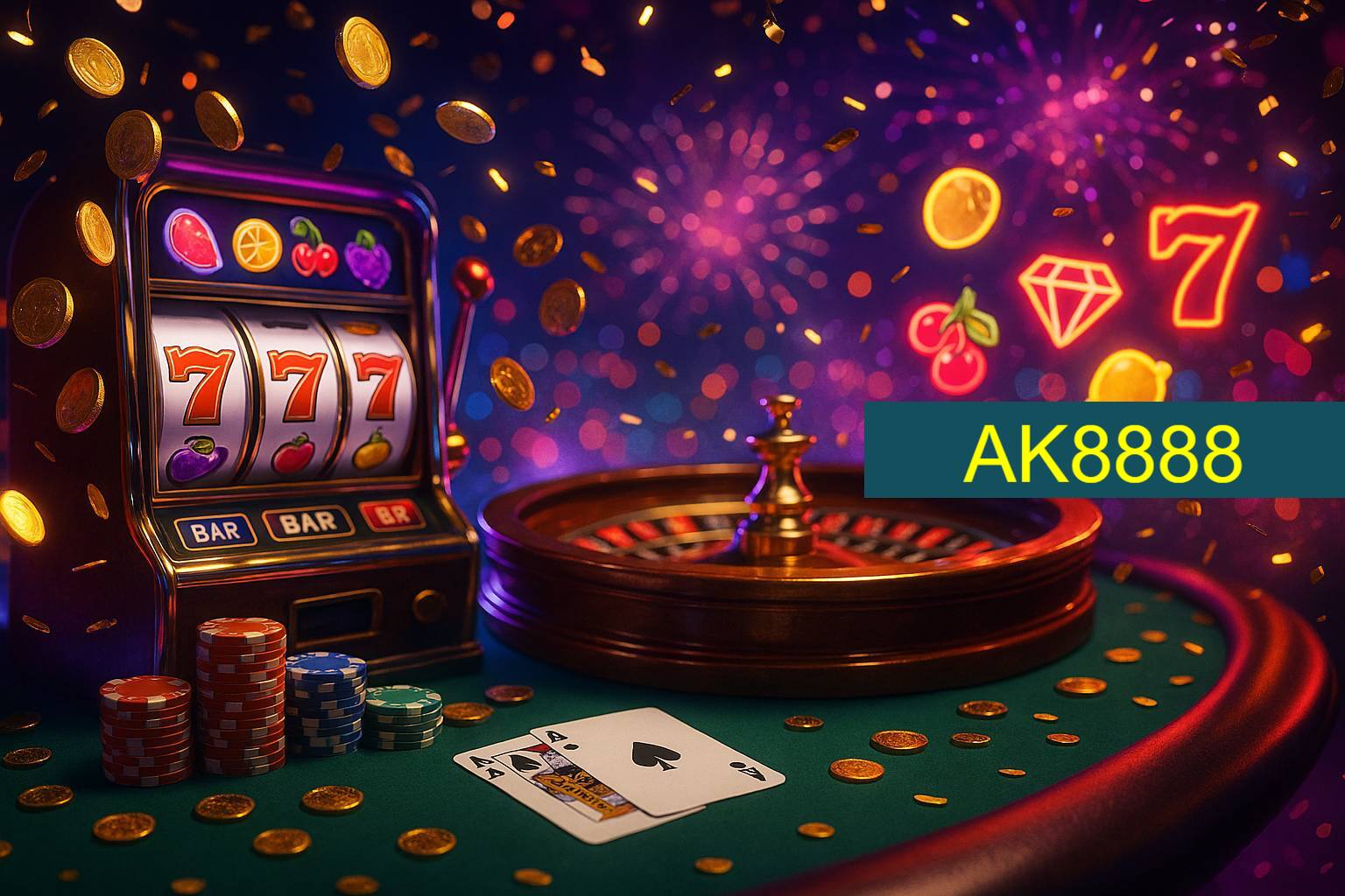 Jogos emocionantes no AK8888